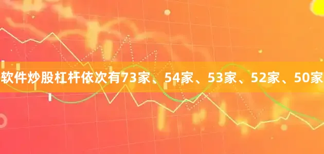软件炒股杠杆依次有73家、54家、53家、52家、50家